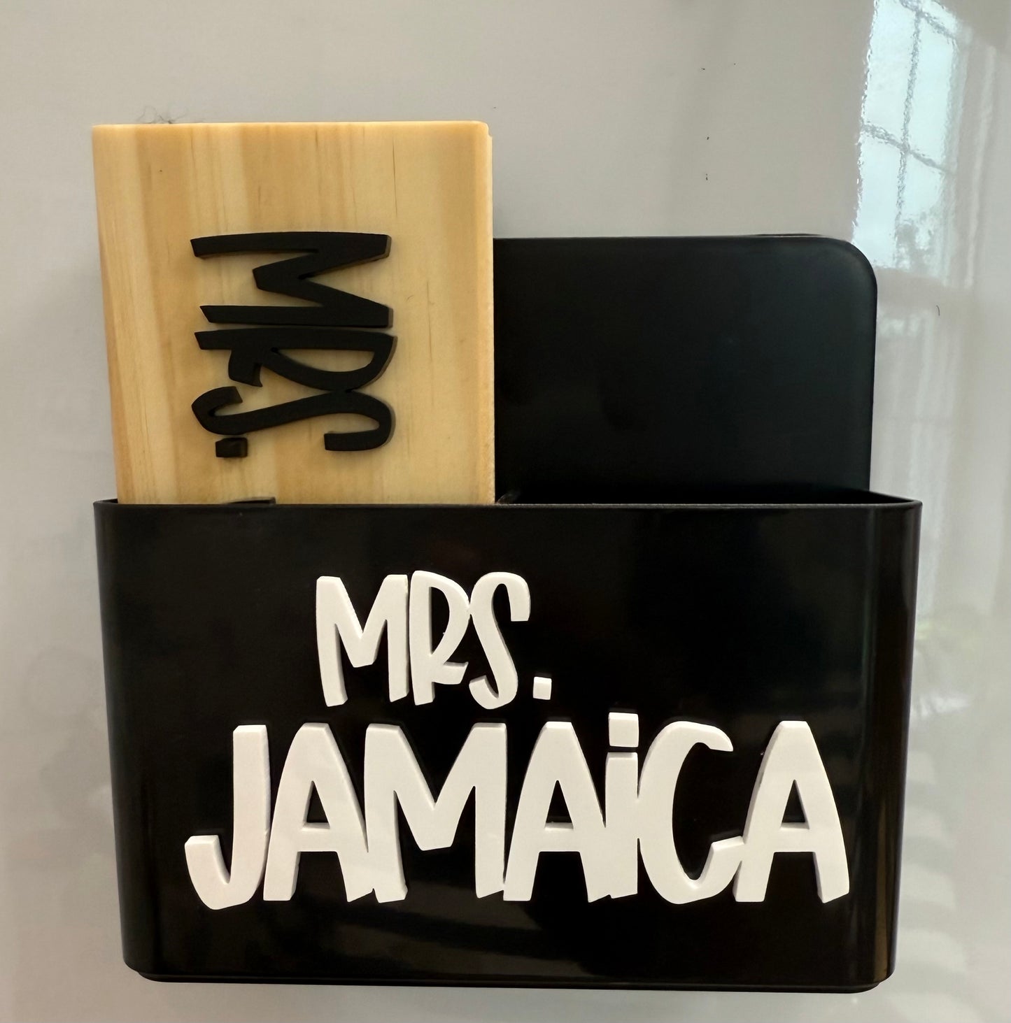 Personalized Magnetic Eraser Holder