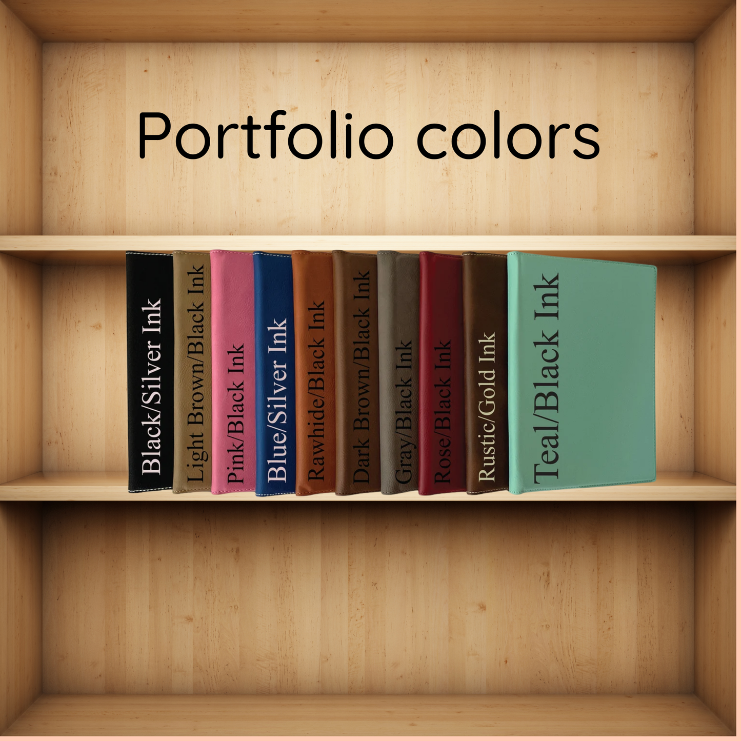 Personalized Leather Portfolio