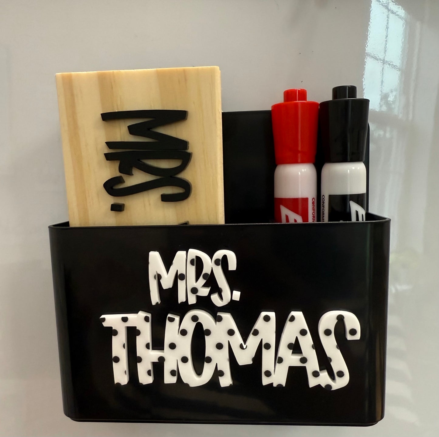 Personalized Magnetic Eraser Holder