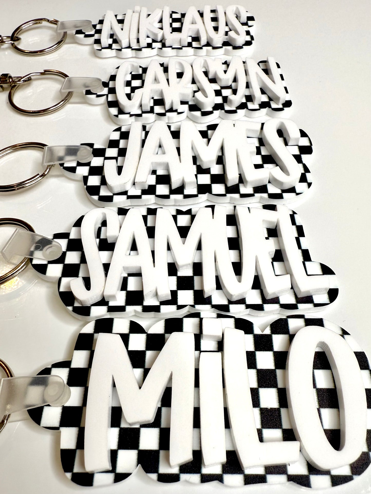 Acrylic Name Keychain