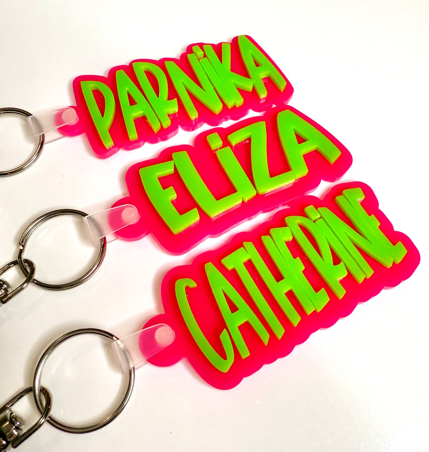 Acrylic Name Keychain
