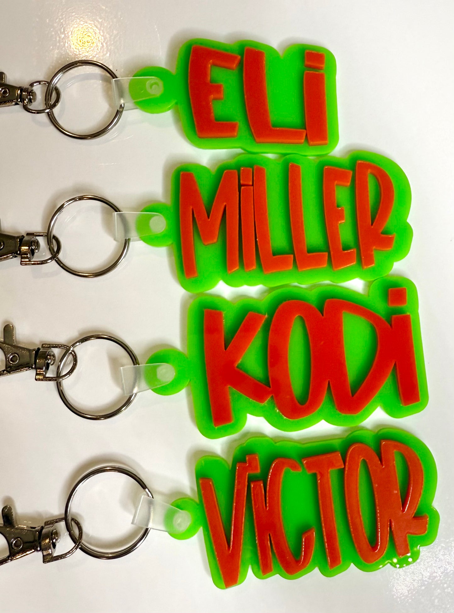 Acrylic Name Keychain