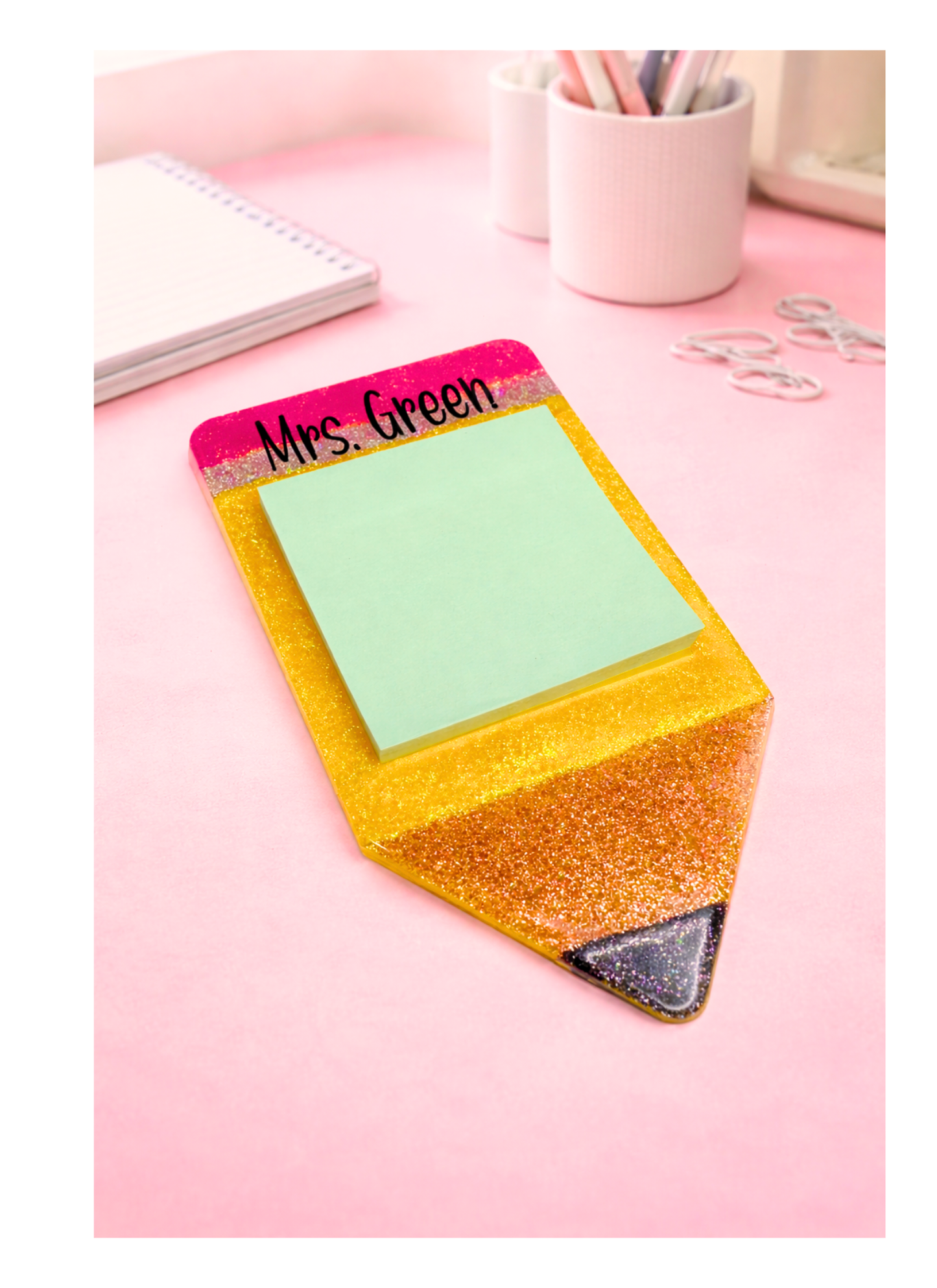 Pencil Sticky Note Holder