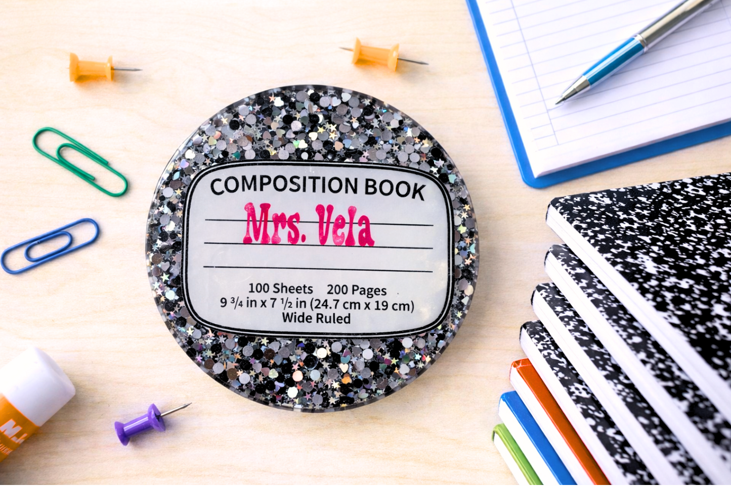 Composition Book Coaster