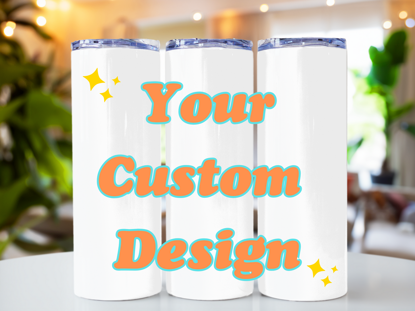 Custom Made to Order Personalized Sublimation Tumbler
