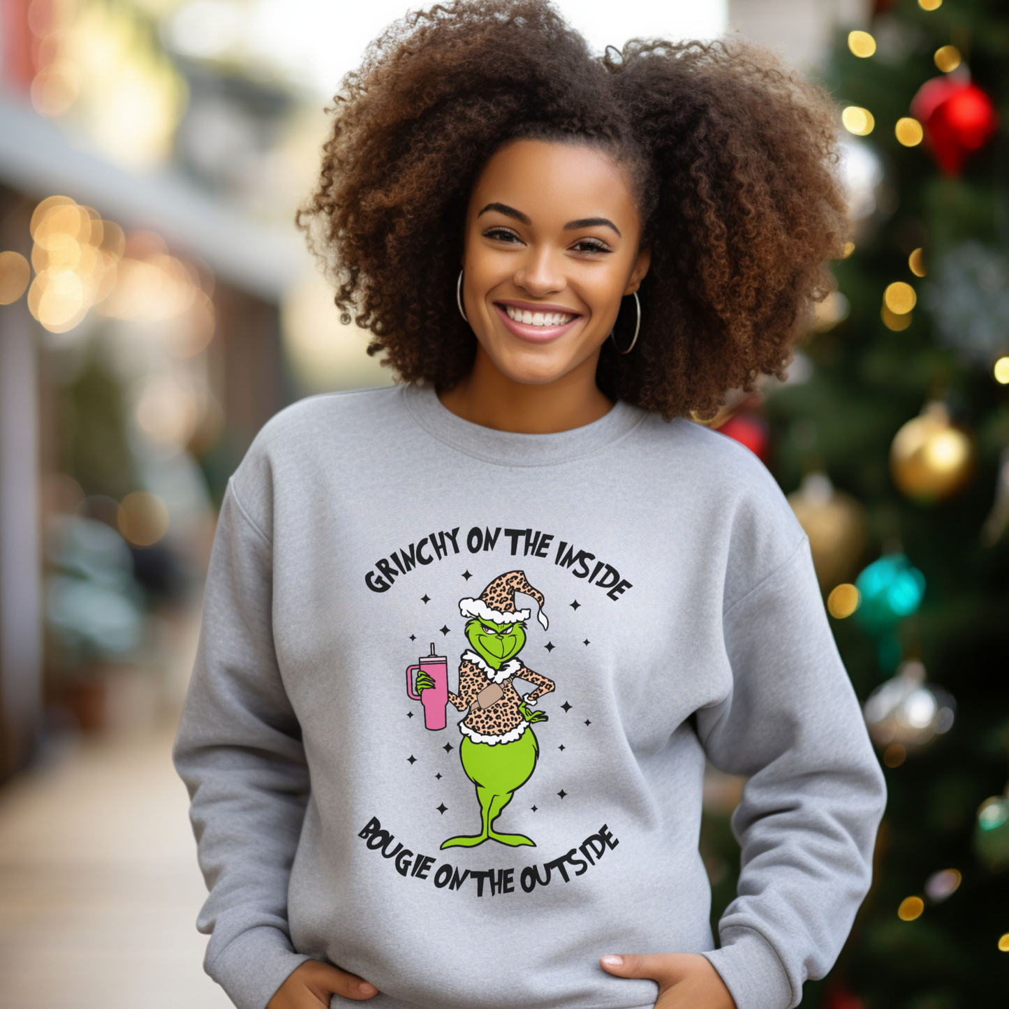 Grinchy On The Inside Crewneck