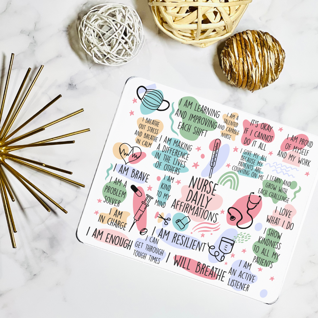 Nurse Daily Affirmations Mouse Pad