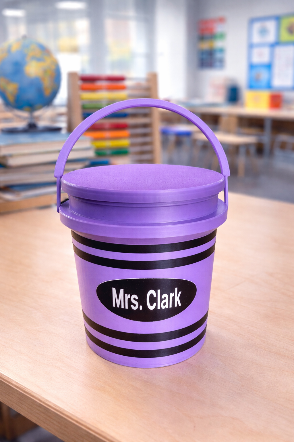 Personalized Crayon Bucket Gift-3D Printed