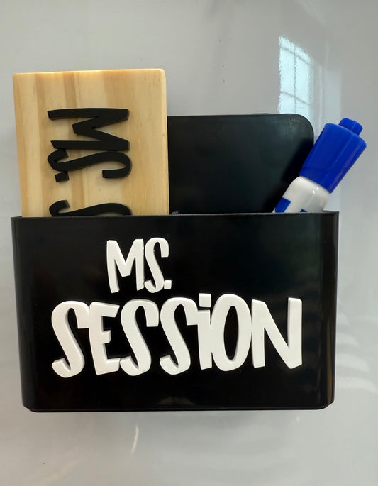 Personalized Magnetic Eraser Holder