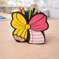 Pencil Bow Pen Holder