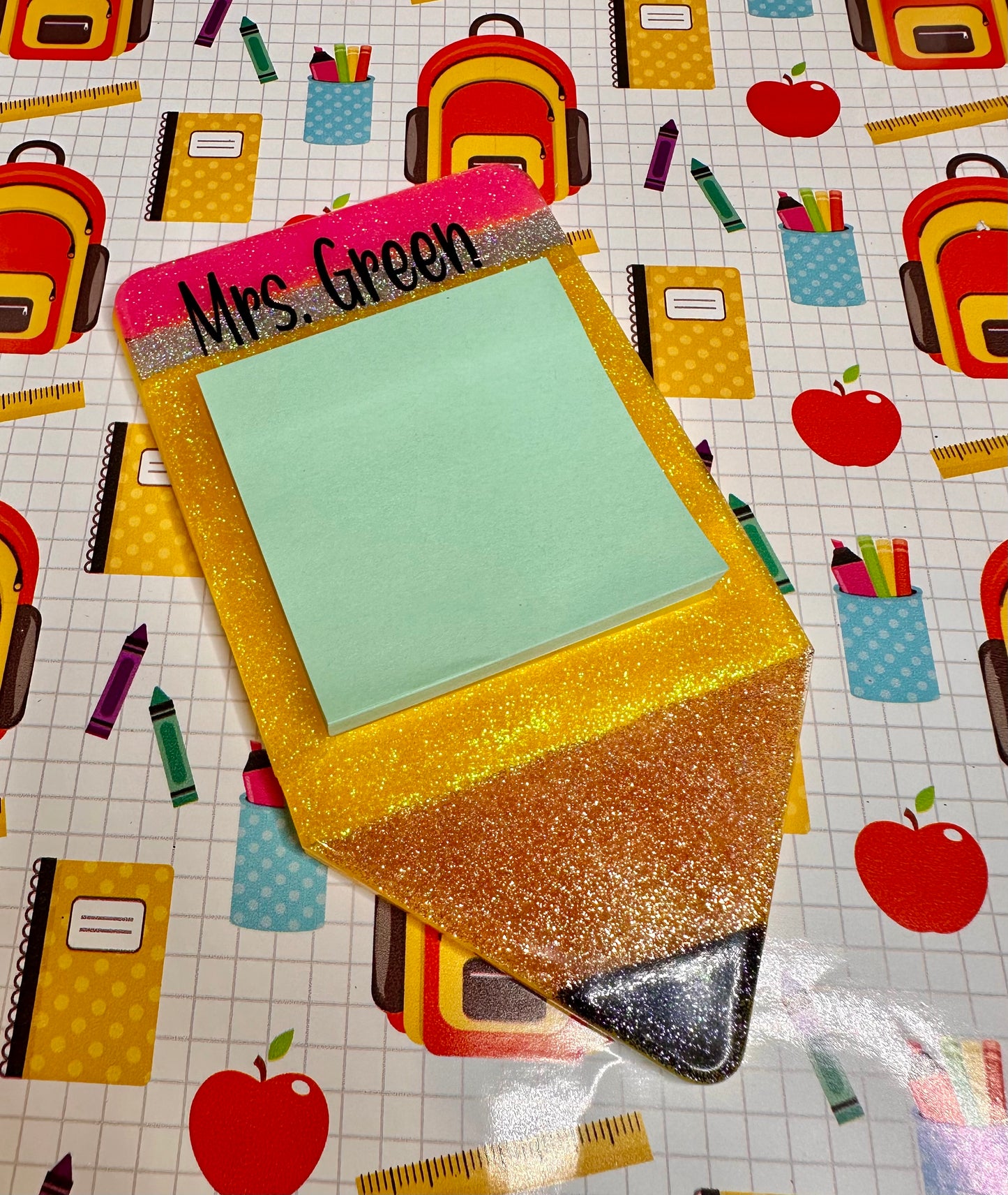 Pencil Sticky Note Holder