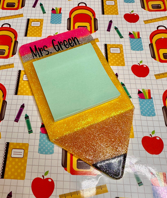 Pencil Sticky Note Holder