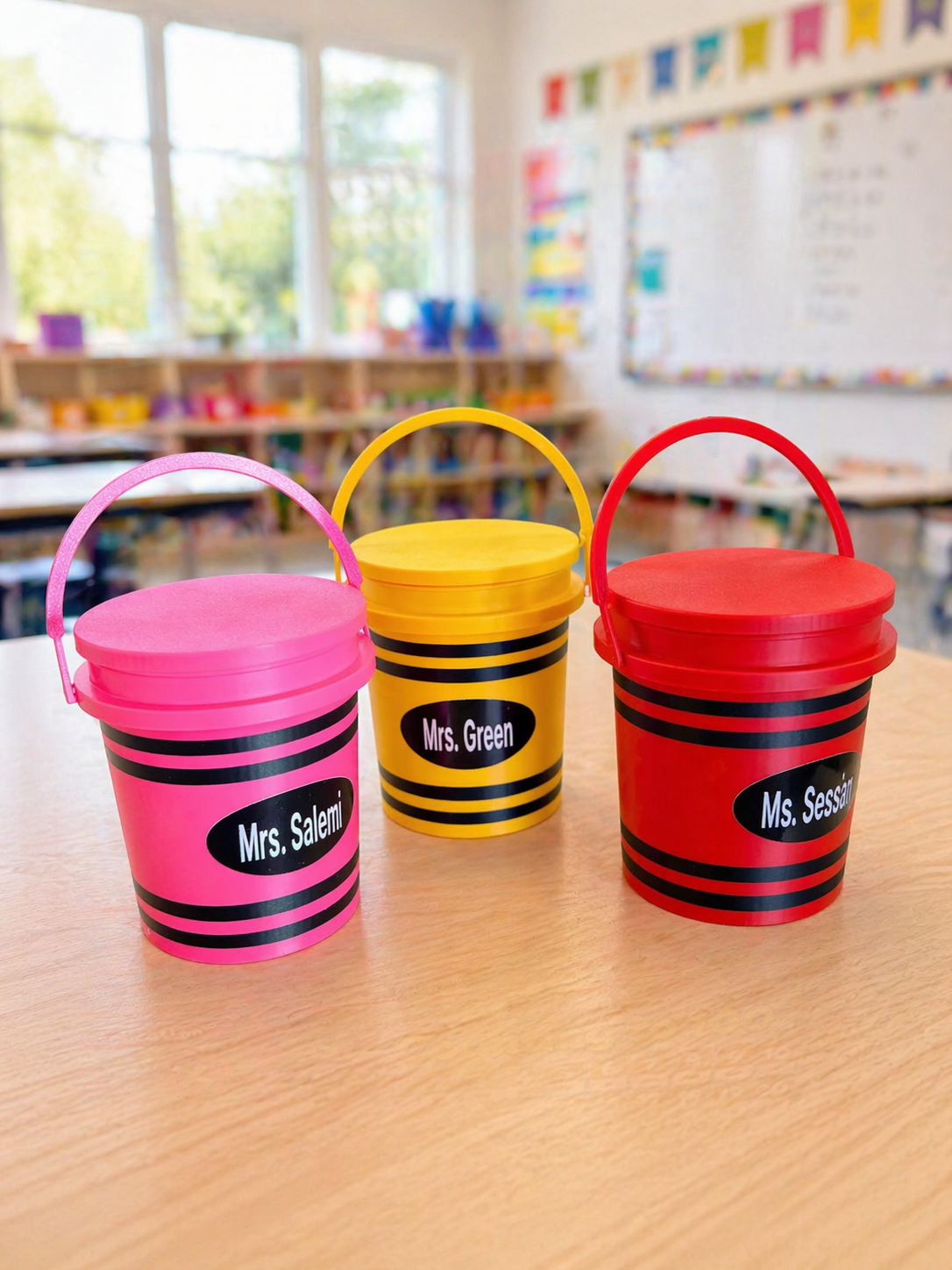 3D Personalized Teacher Mini Bucket-3D Printed