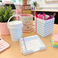 Personalized Notebook Paper Teacher Desk Set-3D Printed
