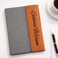 Personalized Leather Portfolio with Notepad