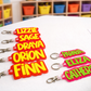 Personalized Acrylic Name Keychain