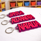 Personalized Acrylic Name Keychain