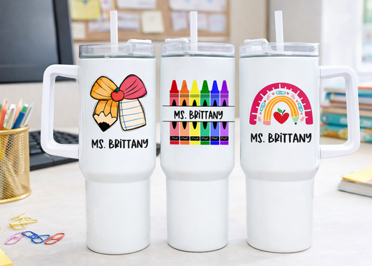 Personalized Teacher Tumbler