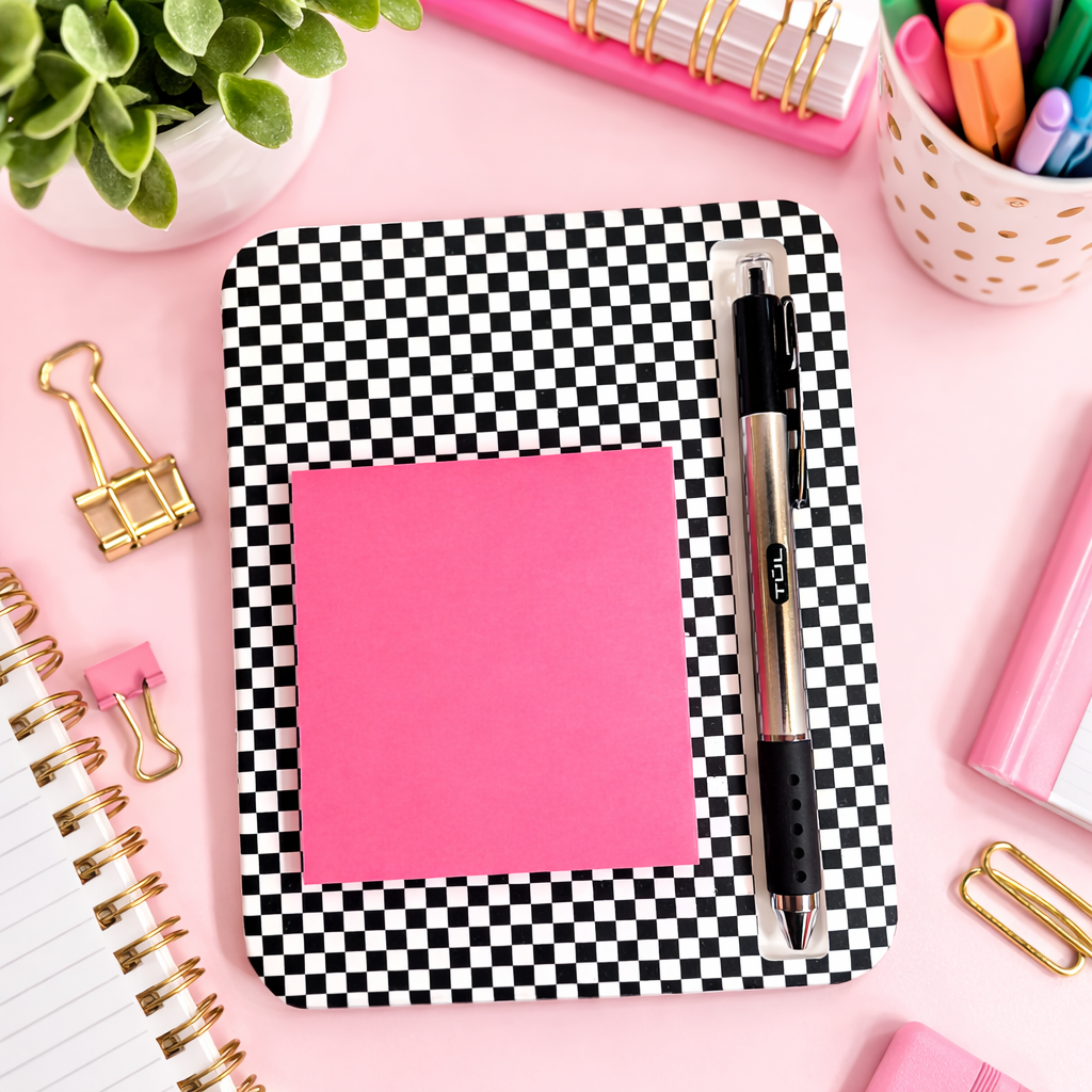 Personalized Acrylic Sticky Note Holder