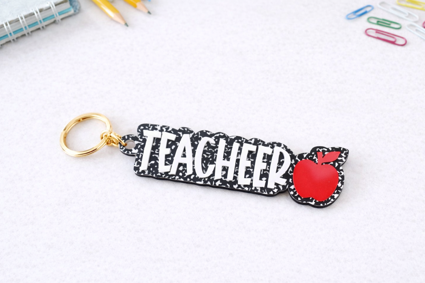 Personalized Teacher Keychain