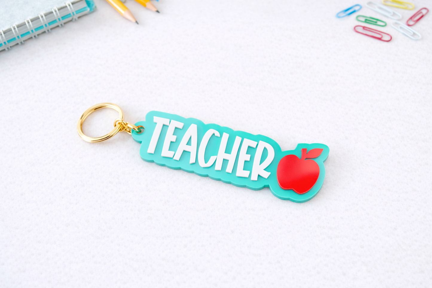Personalized Teacher Keychain