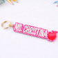 Personalized Teacher Keychain