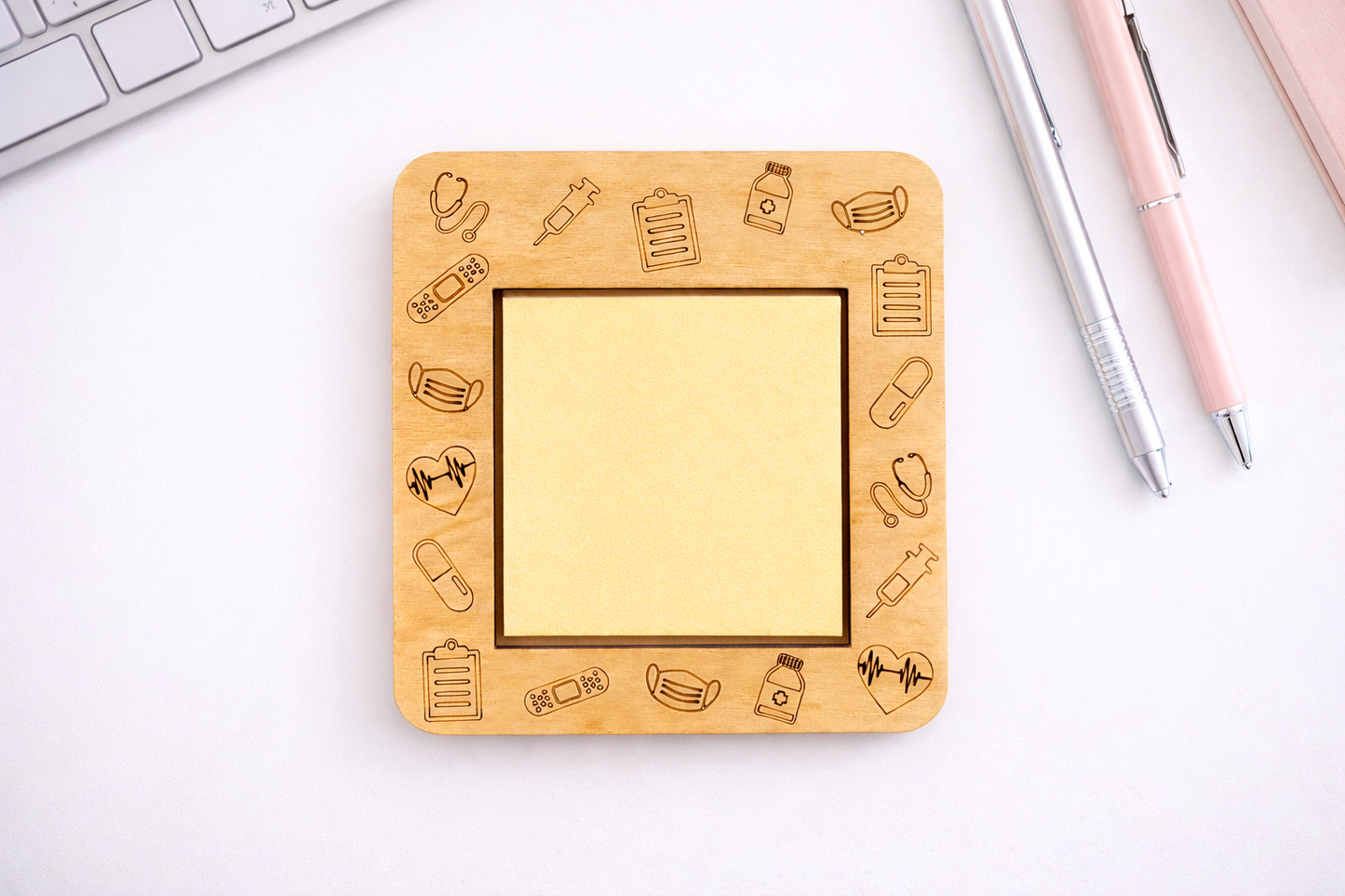 Nurse Doodle Sticky Note Holder