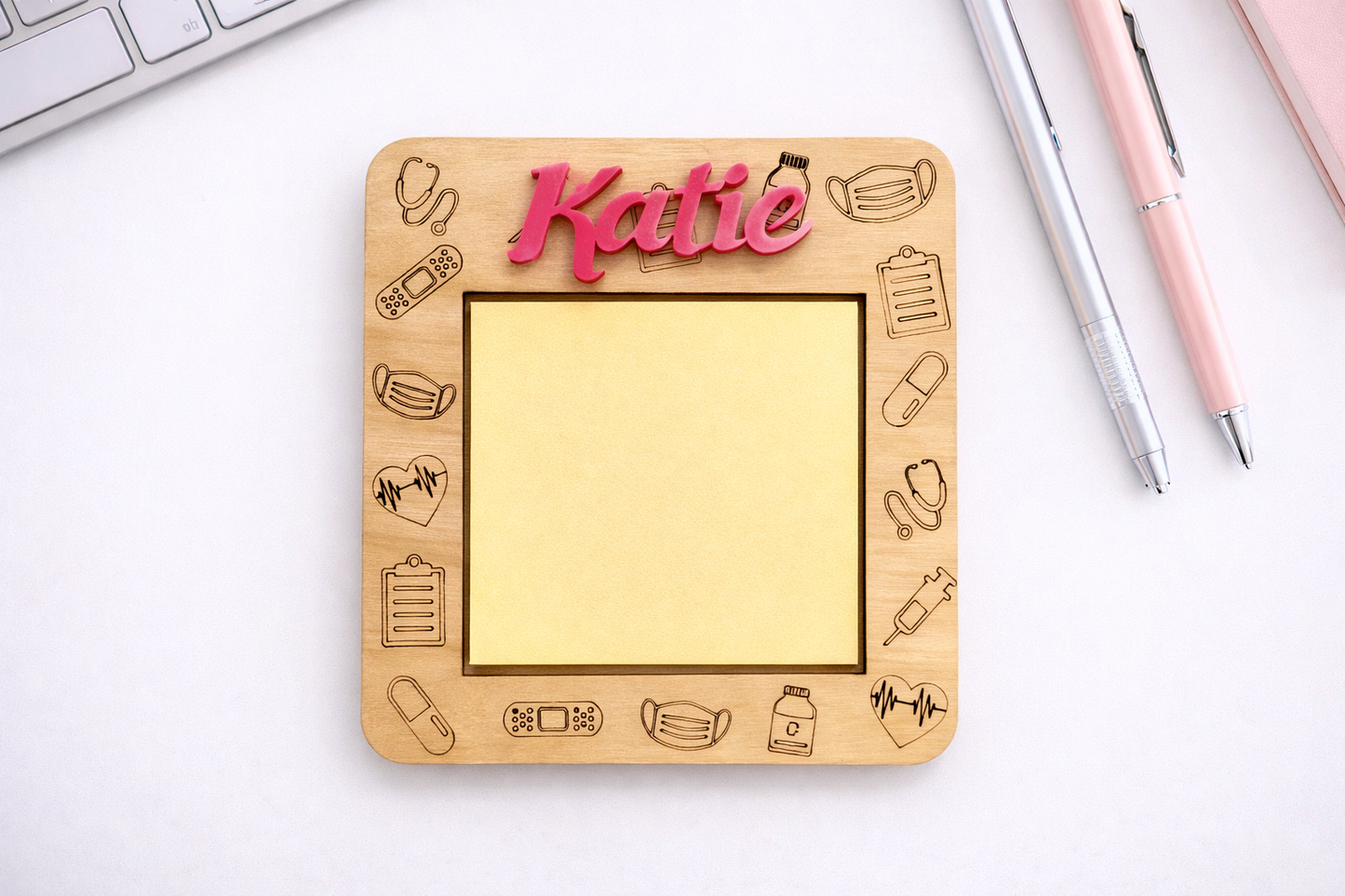 Nurse Doodle Sticky Note Holder