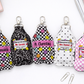 Personalized Hand Sanitizer Keychain