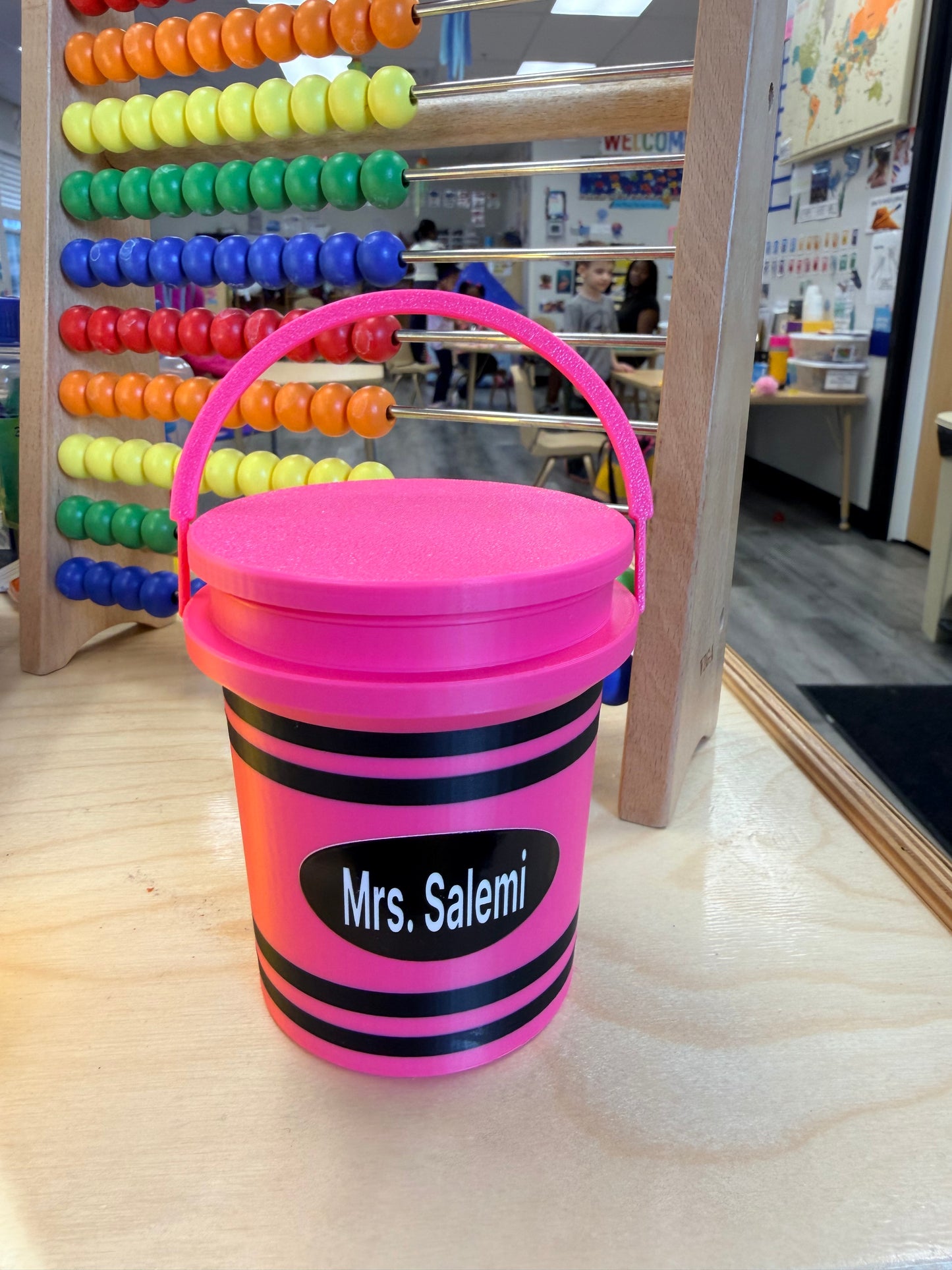 Personalized Crayon Bucket Gift-3D Printed