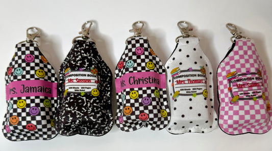 Personalized Hand Sanitizer keychain