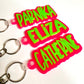 Acrylic Name Keychain
