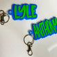 Acrylic Name Keychain