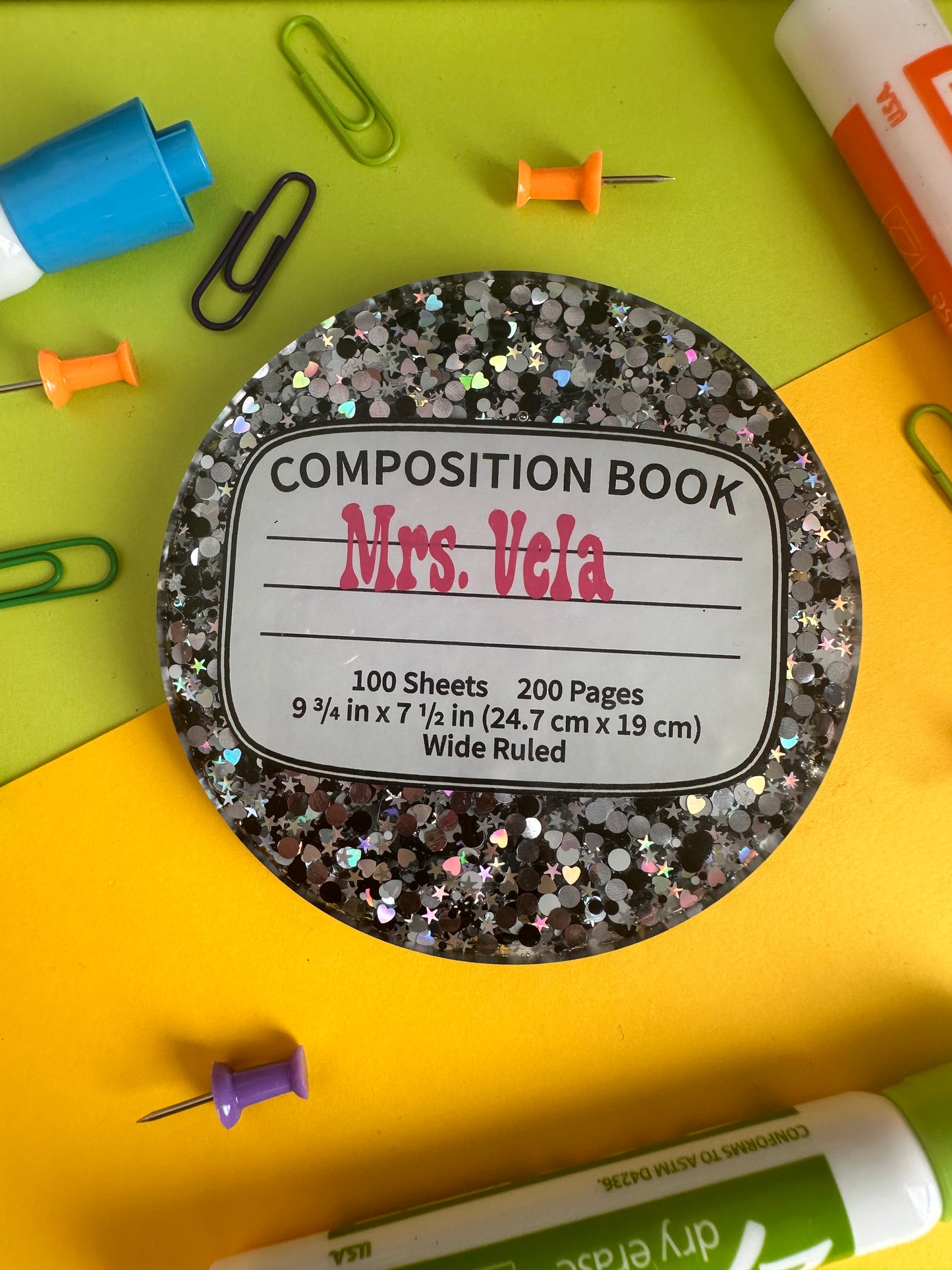 Composition Book Coaster