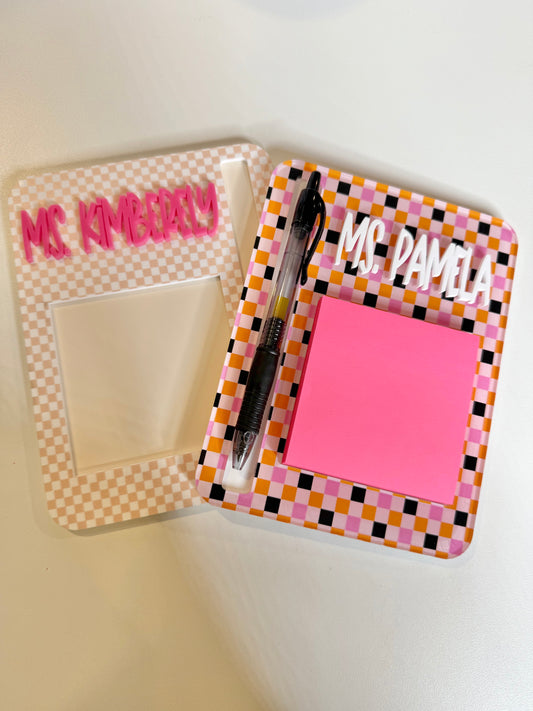 Acrylic Sticky Note Holder