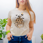 Spooky Vibes Leopard Pumpkin T-shirt