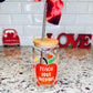 Teach Love Inspire Glass Can